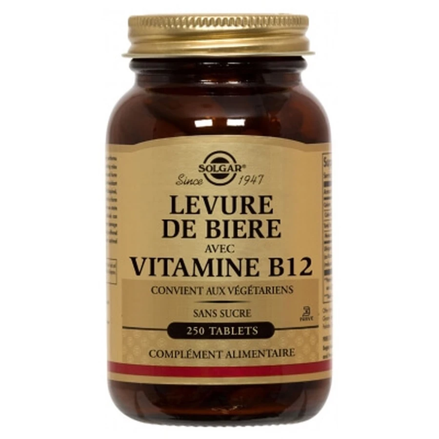 Solgar Lievito di birra con vitamina B12, 250 compresse