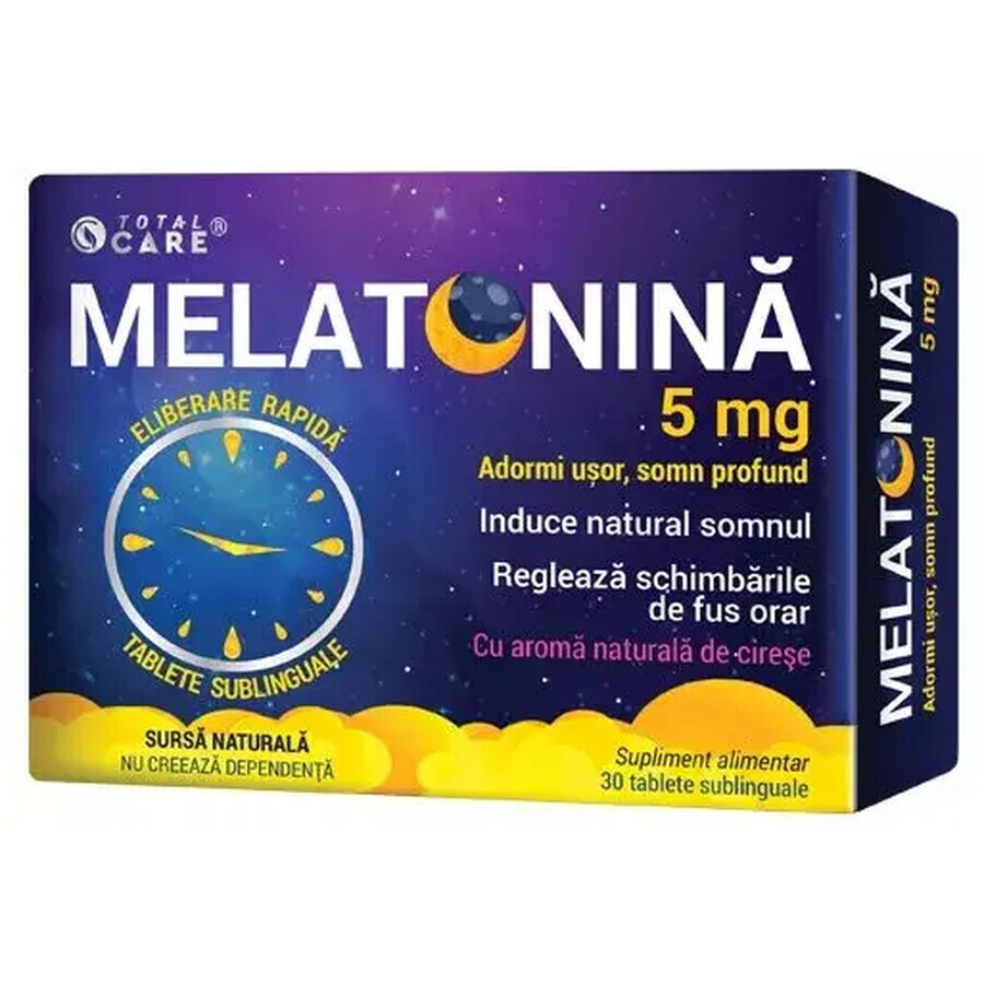 Mélatonine 5 mg à libération rapide 30 comprimés sublinguaux, Cosmo Pharm 