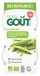 Good Goût Bio-Erbsen für Babys (ab 4 Monaten) 2 Gläschen