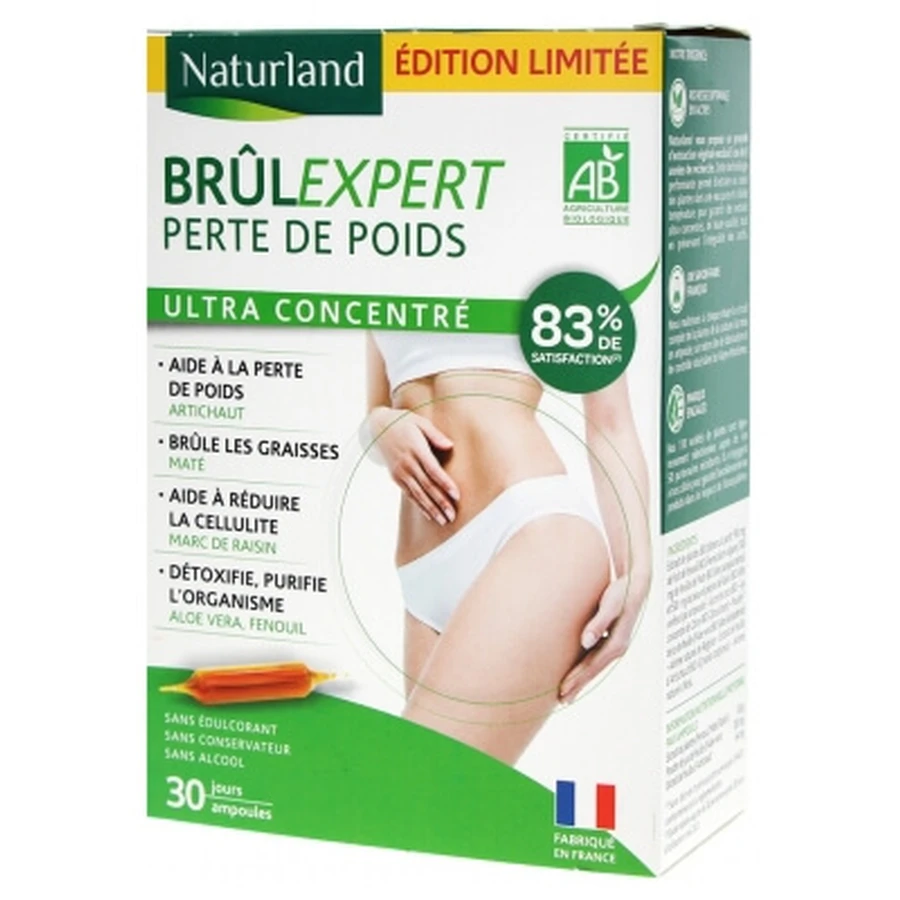 Naturland Brûlexpert Biologisch Afslankmiddel, 30 ampullen