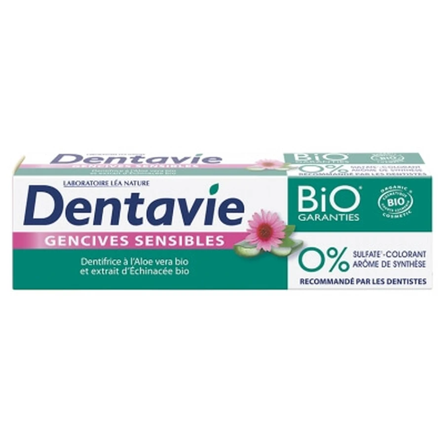 Dentavie Pastă de dinți pentru gingii sensibile, ecologică, 75 ml
