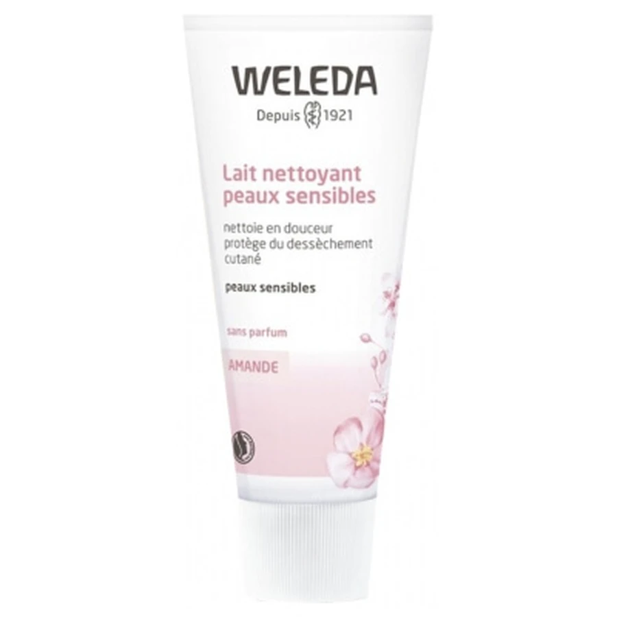 Latte detergente alla mandorla Weleda per pelli sensibili, 75 ml