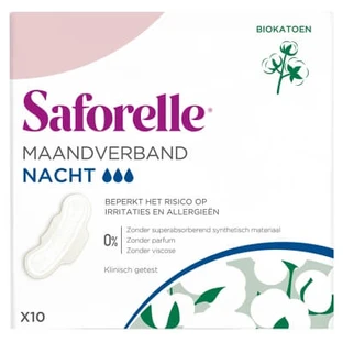Saforelle Nachtbinden, 10 Stück
