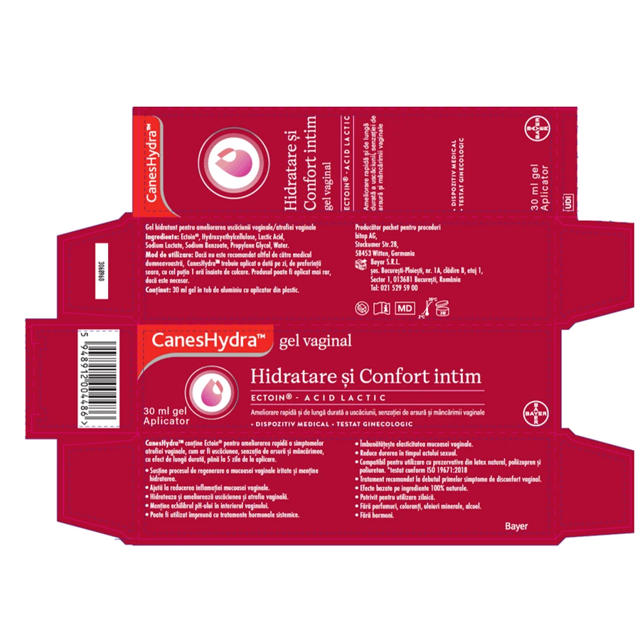 CanesHydra Vaginal Gel, 30 ml, Bayer