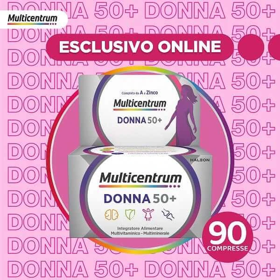 Multicentrum Donna 50+ 90 comprimés