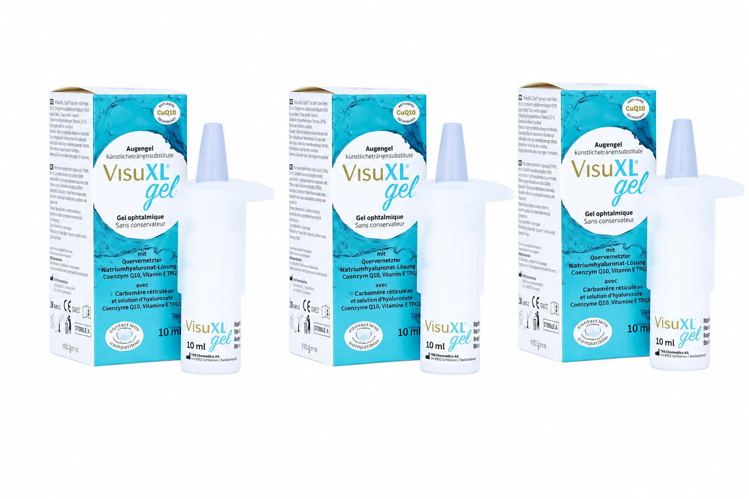 Visuxl ooggel 3 x 10 ml