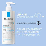 La Roche-Posay Lipikar Baume Light AP+M drievoudig werkende balsem tegen droge huidplekken, 400 ml