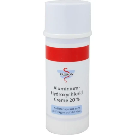 Aluminum Hydrochloride 20% Cream, Fagron, 3x50 ml