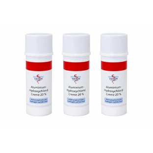 Aluminum Hydrochloride 20% Cream, Fagron, 3x50 ml