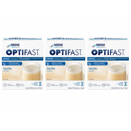 Bebida OPTIFAST de vainilla, 24 x 55 g