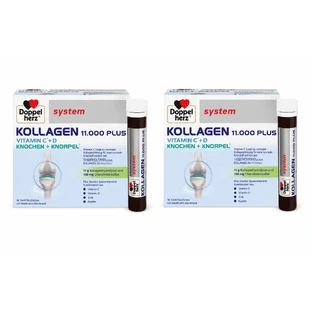 Doppelherz COLAGEN 11.000 PLUS. 2 x 30 flesjes