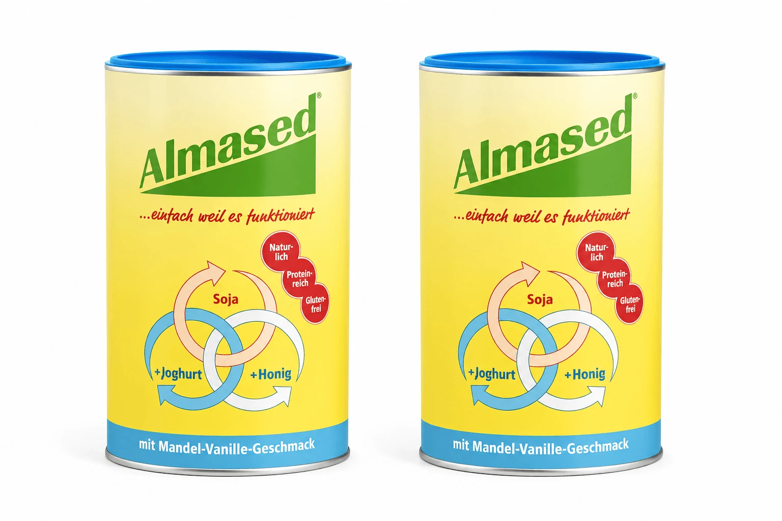 Almased met amandel-vanillesmaak 2x500 g
