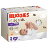 Diaper Pants Elite Soft, No. 3, 6-11 kg, 96 pcs, Huggies