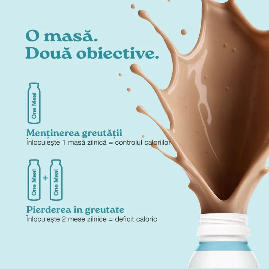 One Meal-shake met caffe latte-smaak, 330 ml, Nupo