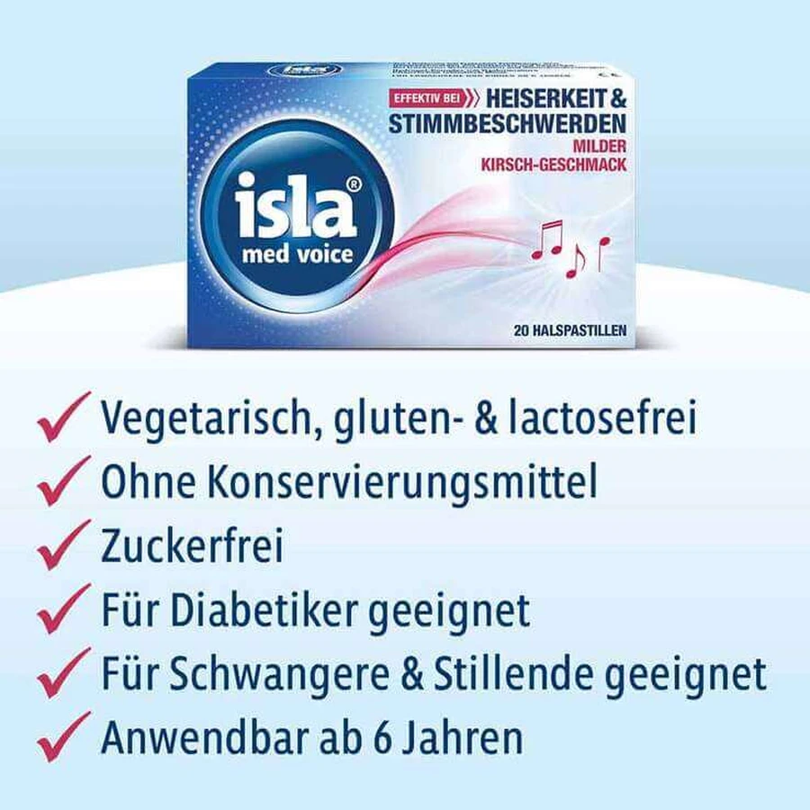 isla® med voice zuigtabletten, 80 zuigtabletten