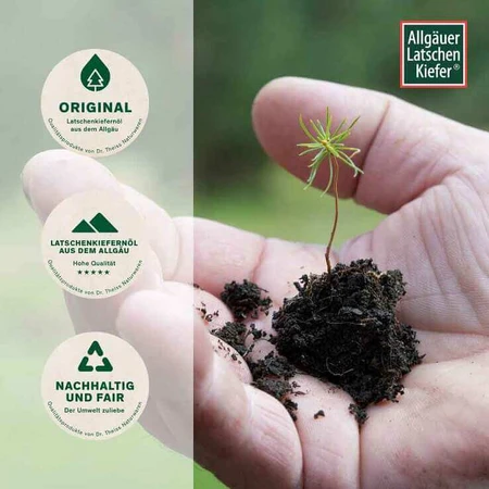 Allgäu Mountain Pine Rubbing Alcohol, 100 ml Solution