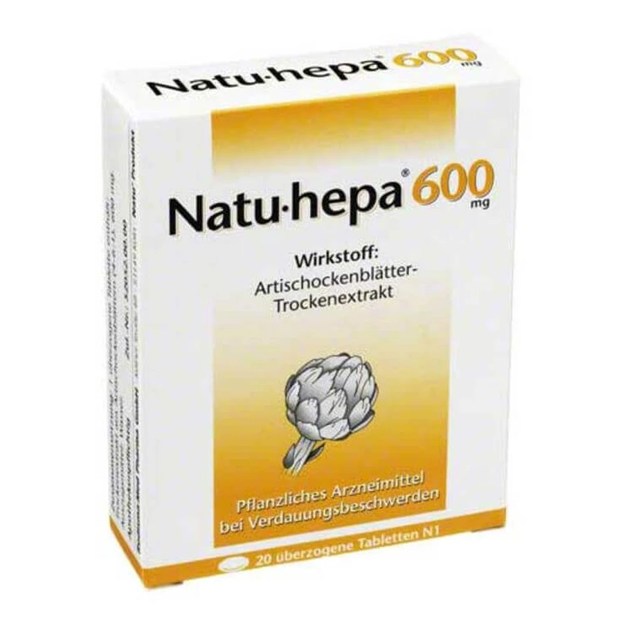 Natu Hepa 600 mg omhulde tabletten, 100 tabletten Omhulde tabletten