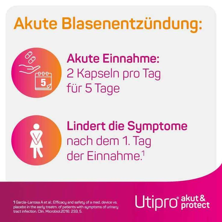 Utipro Akut & Protect harde capsules, 45 harde capsules