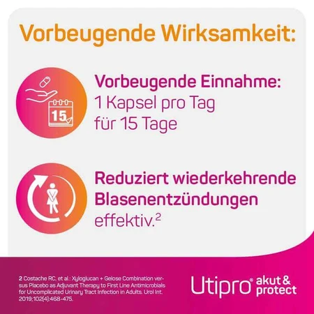 Utipro Akut & Protect harde capsules, 45 harde capsules