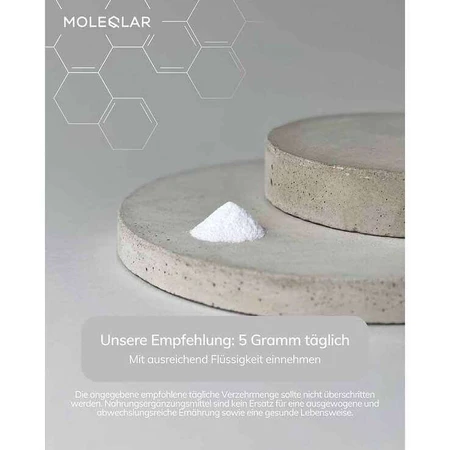 Moleqlar Creatine Monohydraat in poedervorm, 300 g poeder