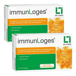 Cápsulas immunLoges, 2 x 120 cápsulas
