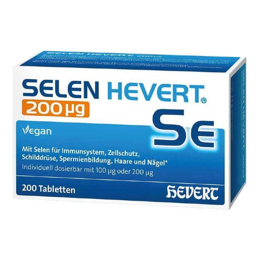 Comprimés de sélénium Hevert 200 µg, 100 comprimés