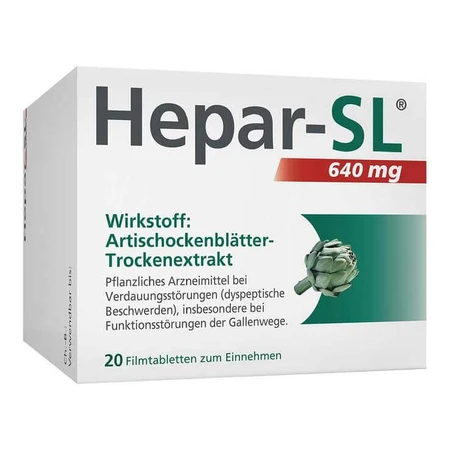 Hepar-SL® 640 mg filmomhulde tabletten, 100 filmomhulde tabletten