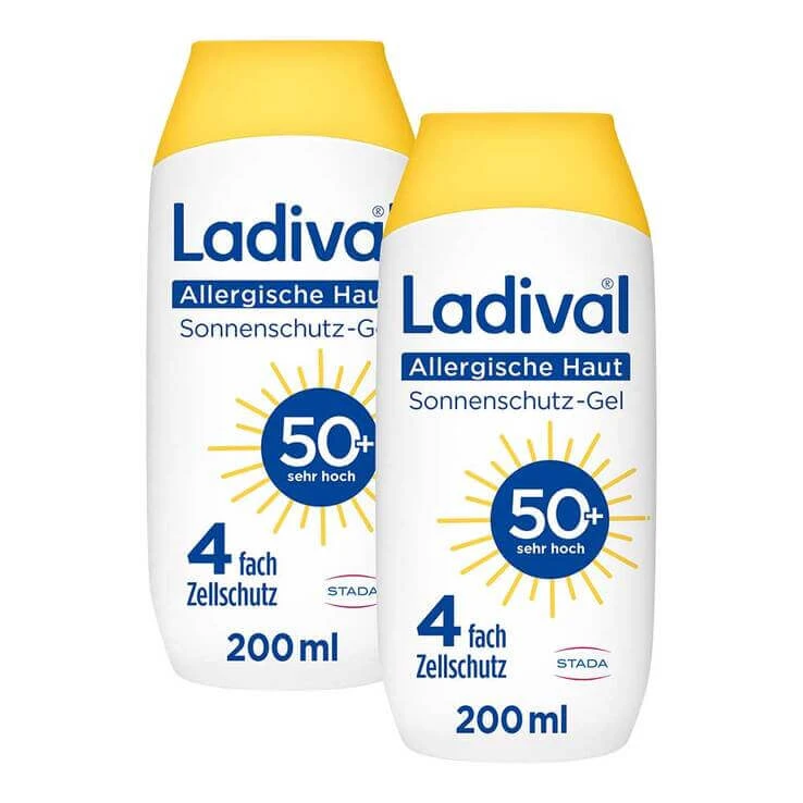 Ladival Zonnebeschermingsgel voor de gevoelige huid SPF 50+, 2x200 ml gel
