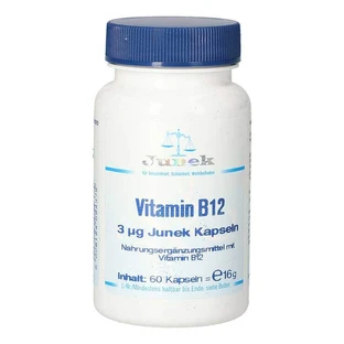 Vitamina B12 3 µg, cápsulas Junek, 90 cápsulas