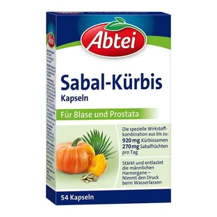 Abtei Sabal Pompoencapsules, 54 capsules