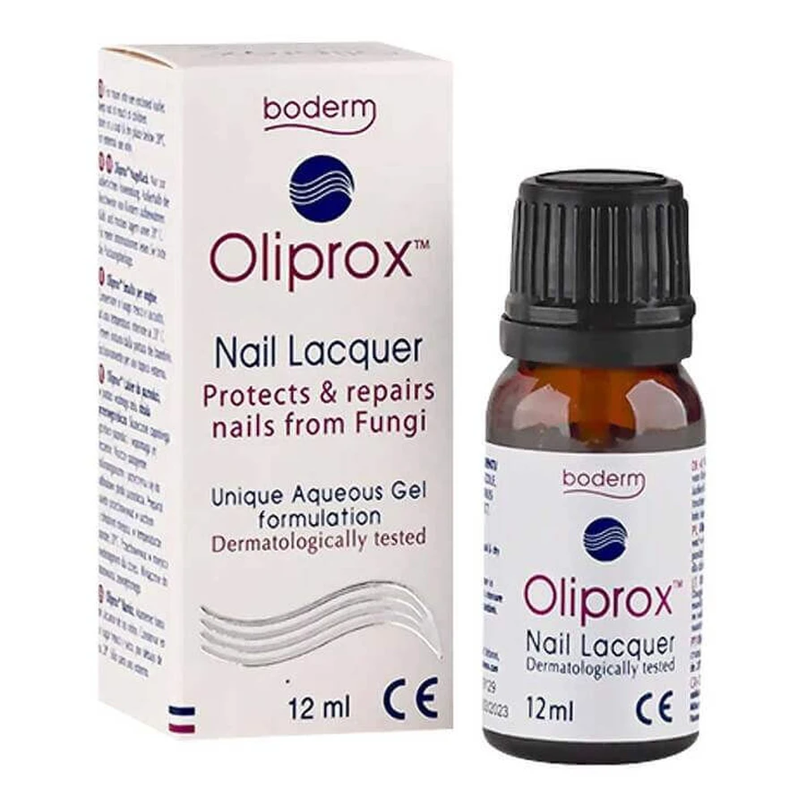 Lac de unghii Oliprox pentru tratarea ciupercii unghiilor, flacoane de 6 ml