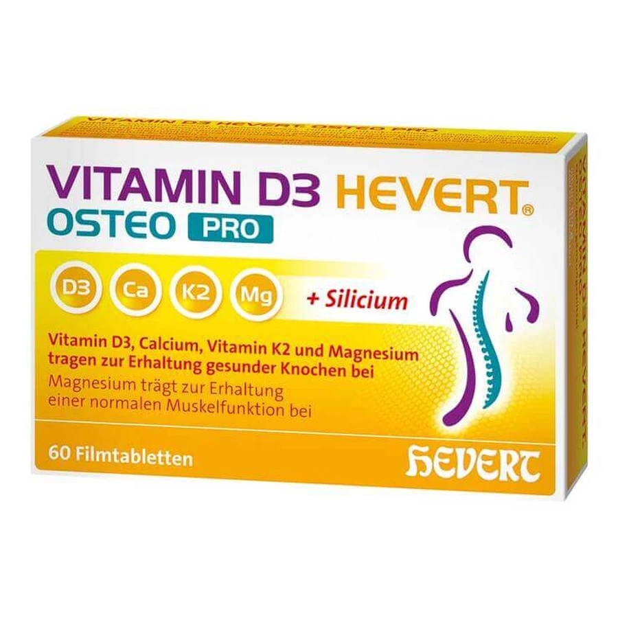 Hevert Osteo Pro Vitamine D3 filmomhulde tabletten, 120 filmomhulde tabletten