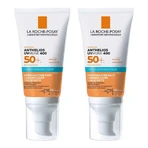 La Roche-Posay Anthelios getinte vochtinbrengende crème SPF 50+, 2 x 50 ml crème