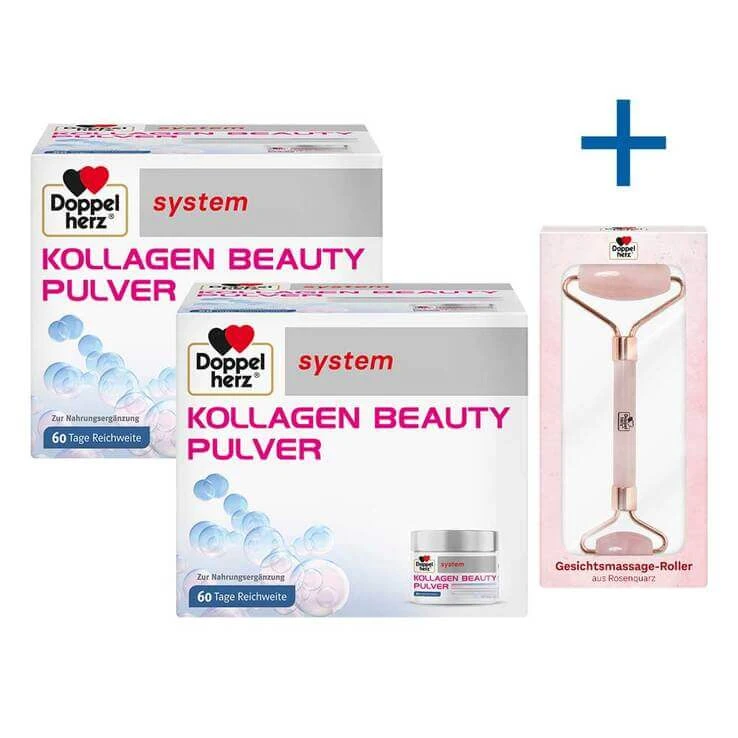 Doppelherz Collagen Beauty Powder System, 2 x 150 g poeder