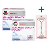 Sistema de belleza en polvo con colágeno de Doppelherz, 2 envases de 150 g de polvo