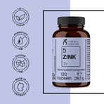 Cellcura Naturals Zinc 25 mg, capsule vegane cu doză mare, 120 de capsule