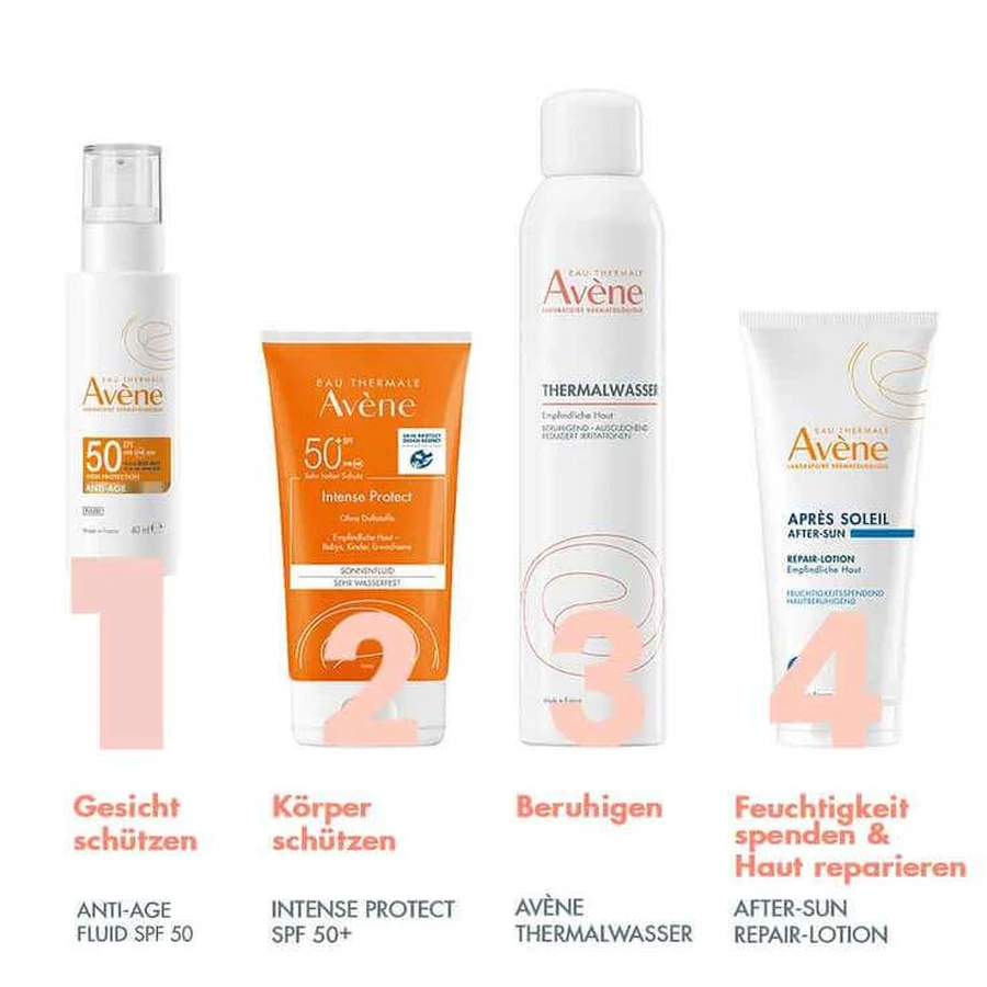 Avene Fluido Anti-Età SPF 50, 2x40 ml Emulsione