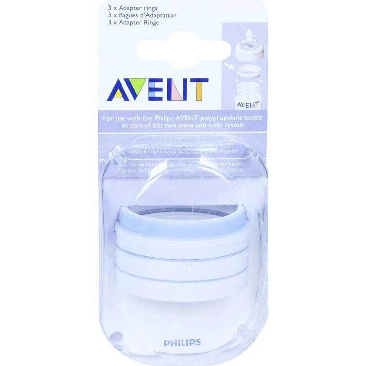 Avent-adapterring voor PP-flesjes, set van 3, n.v.