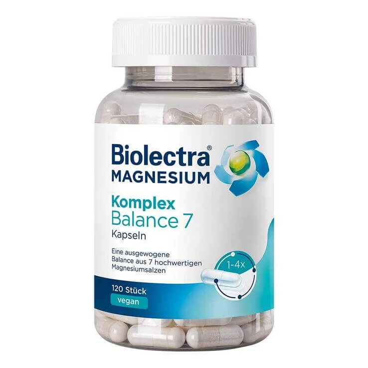 Biolectra Magnesium Complex Balance 7 capsules, 120 capsules