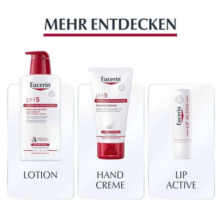 Eucerin pH5 Cleansing Lotion for Sensitive Skin, 2x750 ml Shower Gel