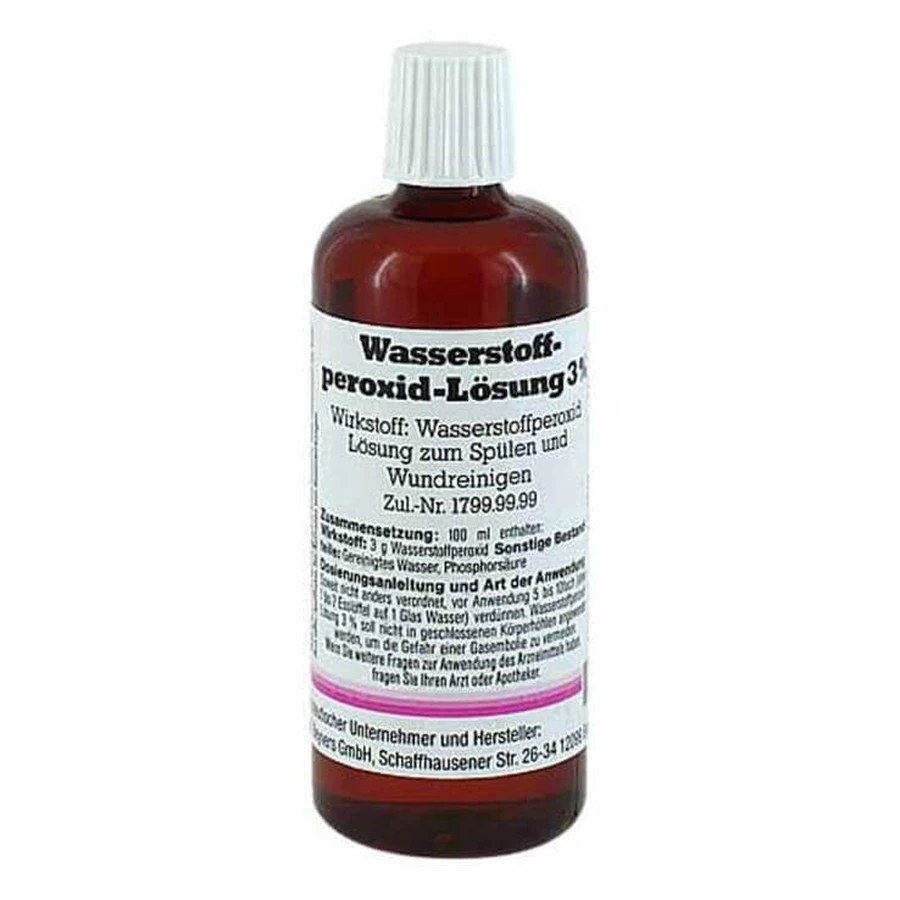 Waterstofperoxideoplossing 3%, 1000 ml oplossing