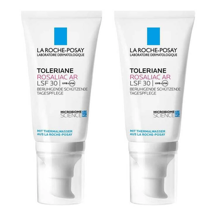 La Roche-Posay Toleriane Rosaliac AR SPF 30 Crème, 2 x 50 ml