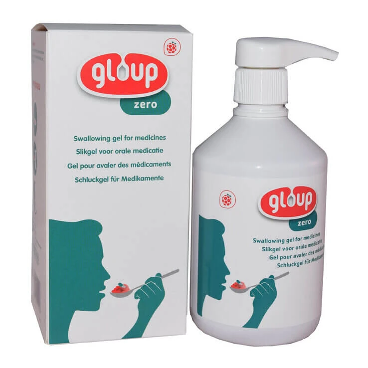 Gloup Zero Gel voor het innemen van medicijnen, framboos, 500 ml gel