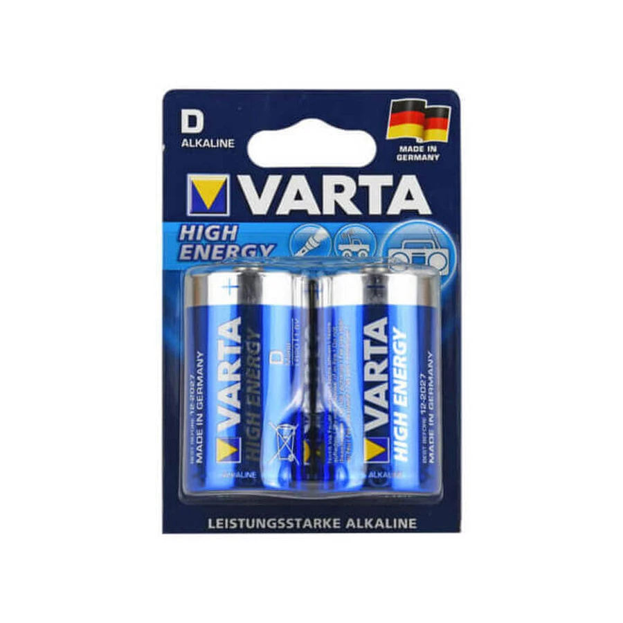 Baterii Mono LR 20 D 4920 Varta High, 2 buc. n.v.