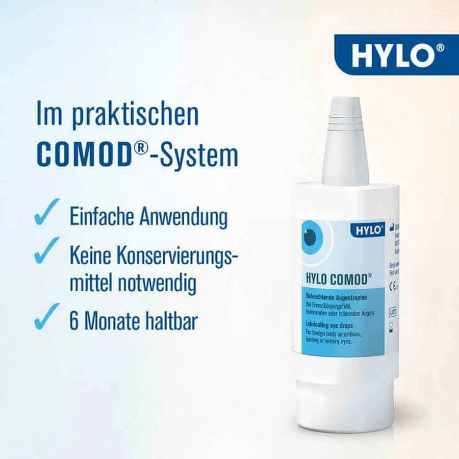 Gotas oftálmicas HYLO COMOD, 10 ml