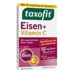 Cápsulas de hierro y vitamina C de taxofit, 40 cápsulas