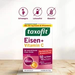 Cápsulas de hierro y vitamina C de taxofit, 40 cápsulas