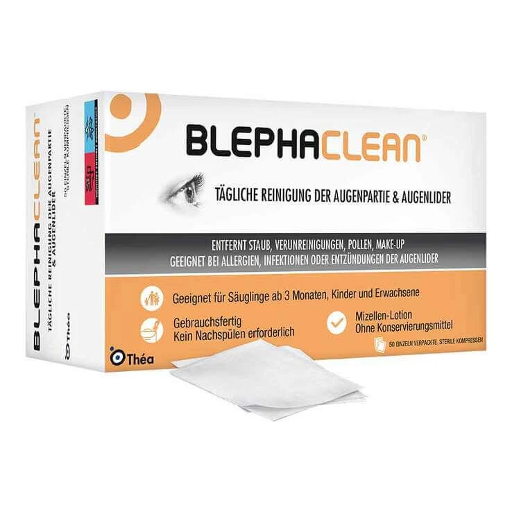 Blephaclean steriele kompressen, 50 kompressen
