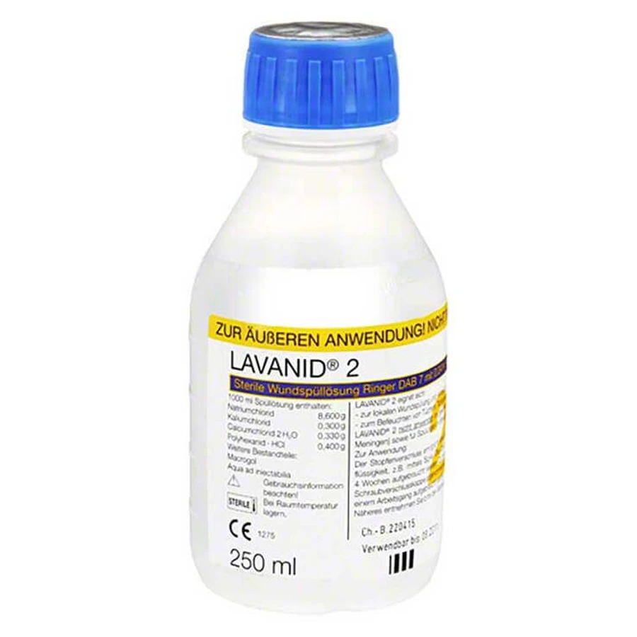 Lavanid 2 Wondspoelvloeistof, 250 ml spoelvloeistof