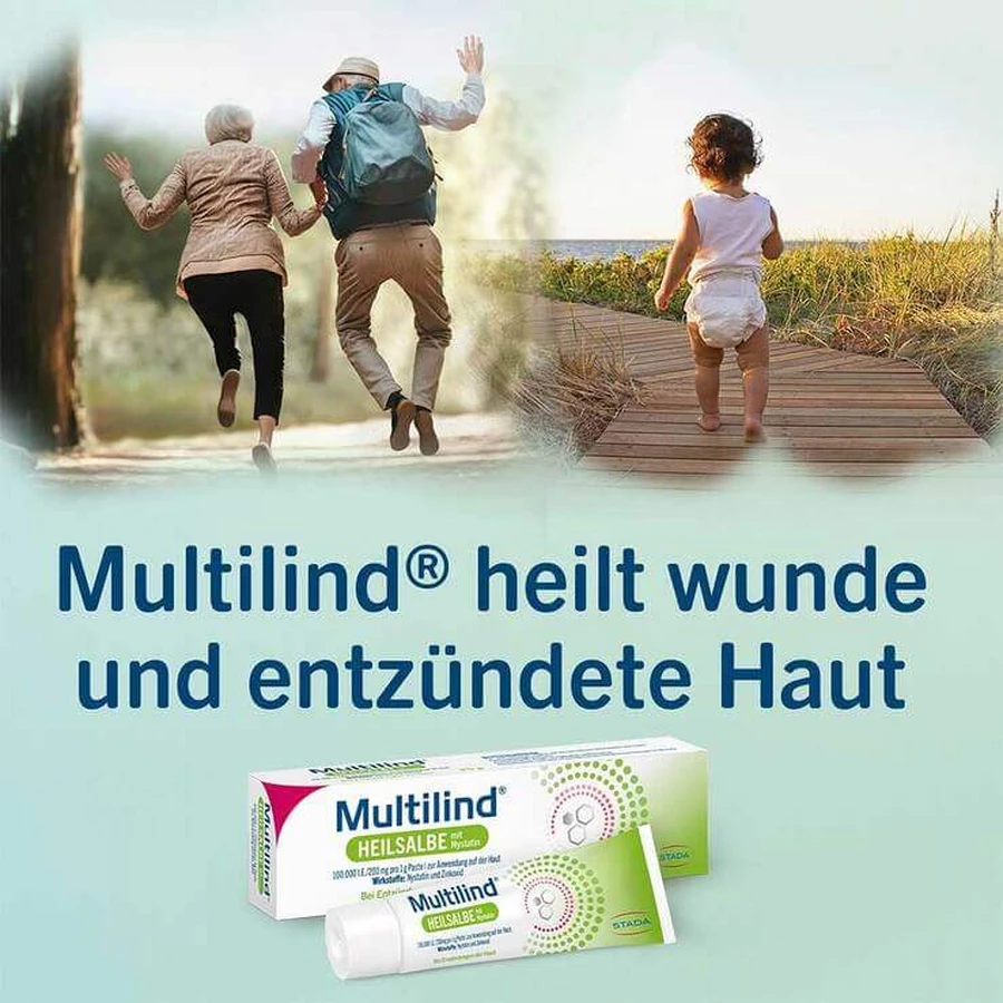 Multilind-genezende zalf en Dermacare-crème voordeelpakket, combipakket van 1 stuk